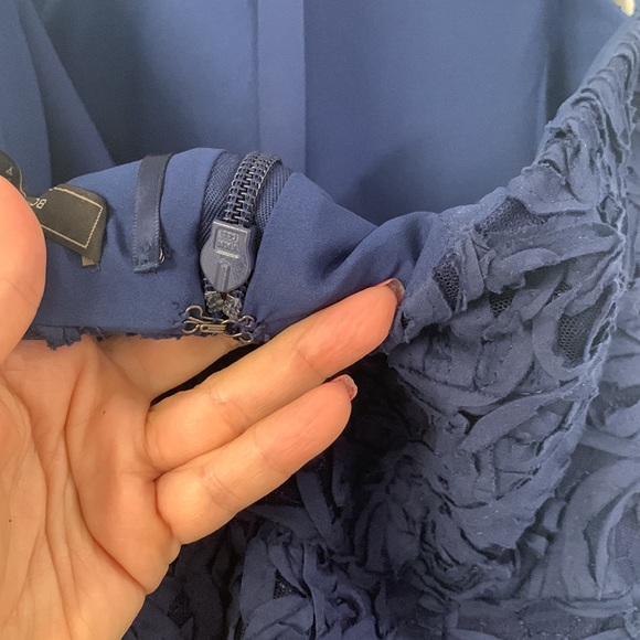 BCBG Blue Evening Dress in Size 2 - Picture 7 of 10